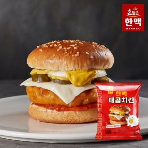한맥식품  매콤치킨 버거 190g