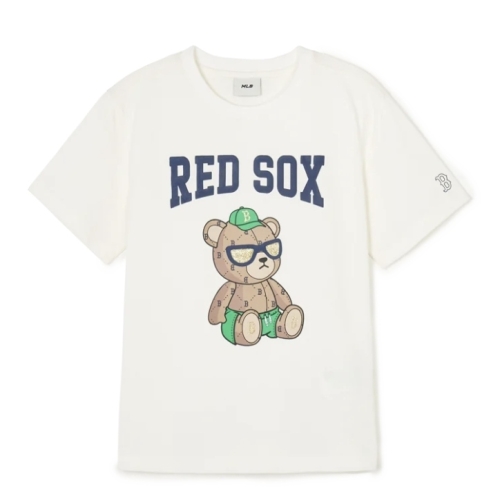 MLB키즈 메가베어 모노그램 반팔티셔츠 (7ATSC054343CRS)