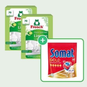 프로쉬 식기세척기세제 그린레몬 70개입