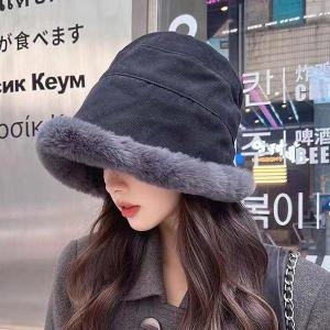 셀러허브 여성 방한모자 겨울 털모자 벙거지 버킷햇 군밤모자 S11930042