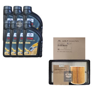 훅스  타이탄 GT1 플렉스 C23 5W30 7L + 순정필터 기아 올뉴쏘렌토 디젤