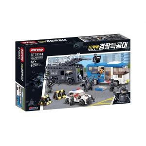 옥스포드  타운 경찰특공대 버스테러진압 블록 ST33374