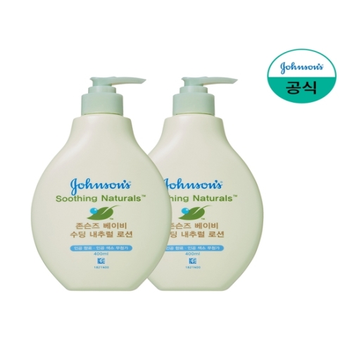 존슨즈베이비 수딩 내추럴 너리싱 로션 펌프형 400ml