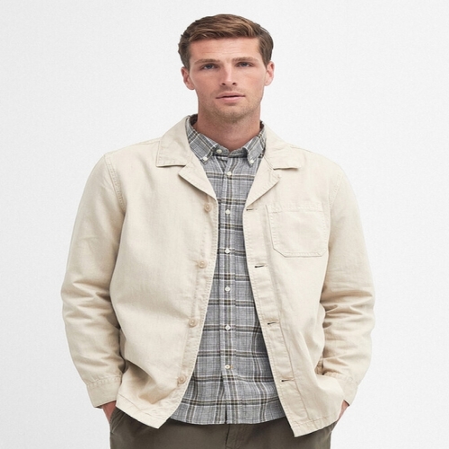 바버 남성 Melonby 오버셔츠 URSH4E009I2