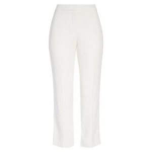 알렉산더맥퀸 우먼 리프 크레이프 Cigarette 팬츠바지 9007 라이트 아이보리 5541660