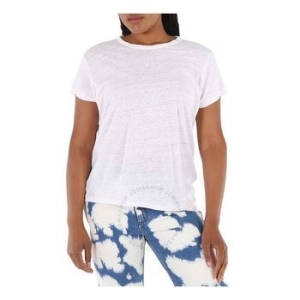 폴로랄프로렌 여성 숏슬리브 반팔 크루넥 린넨 티셔츠 211795423001