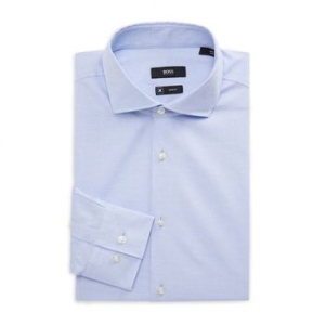 보스 4366475 Jason Slim Fit Dress Shirt BLUE