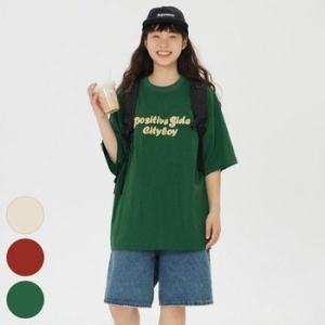 빅사이즈사랑해요 J969L403 포지티브큐티나염반팔티 DK