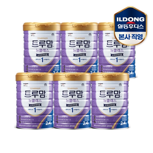 일동후디스 2024 NEW 트루맘 뉴클래스 슈퍼프리미엄 1단계 800g