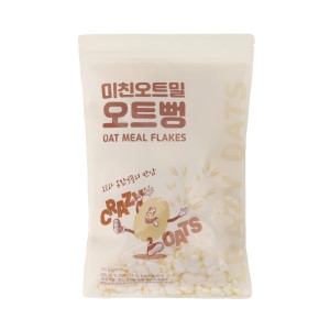 그리심  미친오트밀 오트뻥 -국산 귀리 현미 무설탕 어르신간식 부모님간식 아이간식 100g