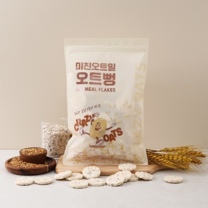 GFresh  미친오트밀 오트뻥 100g-무설탕 뻥튀기 어르신간식 부모님간식 아이간식 귀리 현미