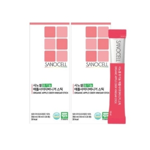 뉴솔바이오 사노셀 유기농 애플사이다비니거스틱 360ml(18mlx20포)