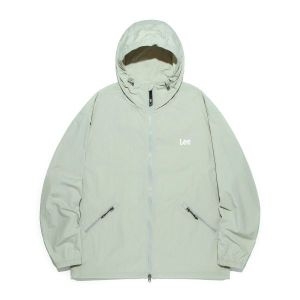 LEE 후드 윈드브레이커 라이트 그린 LE2401JK02LN