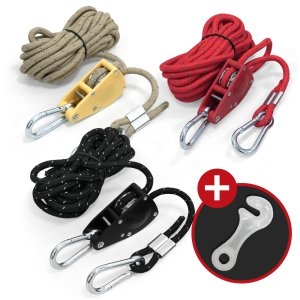 카르닉  로프라쳇 1/8 2.5m 텐트 타프 연장 로프 웨빙 스트랩 스토퍼 스트링