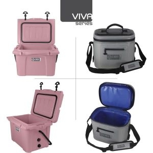 철인홈텍 비바 25qt8L 로토몰드 휴대용 하드쿨러 아이스박스 소프트쿨러백 보온도시락 캠핑 해변 식료품 쇼핑