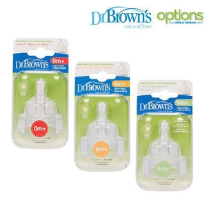 닥터브라운 옵션스 스탠다드 젖꼭지 2P