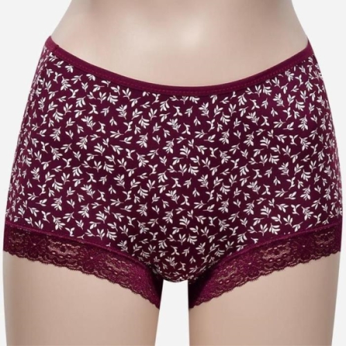 오노마 ONM 사각같은 삼각팬티 여성 꽃무늬 맥시팬티 12361494