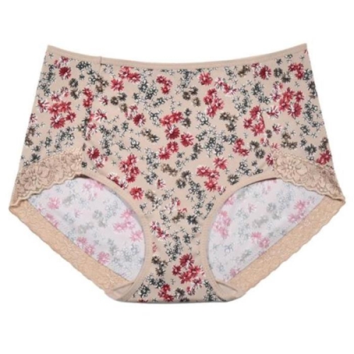 오노마 ONM 여성 꽃무늬 부인용 아줌마 맥시삼각팬티 12361502