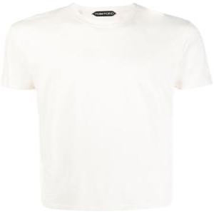 톰포드 반팔 티셔츠 JCS004 JMT002S23 AW100 ECRU