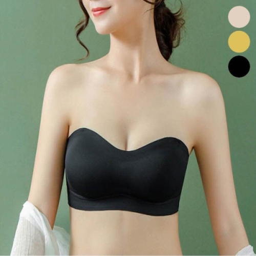 오노마 ONM 오프숄더 끈없는 브라 흘러내림 없는 튜브탑 투명끈 12360991