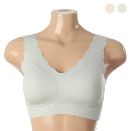 비비안 노와이어 물결무늬 퓨징 누디 노라인 브라탑 BR1792A