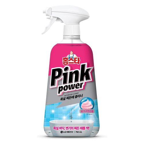 LG생활건강 홈스타 핑크파워 욕실찌든때 클리너 750ml