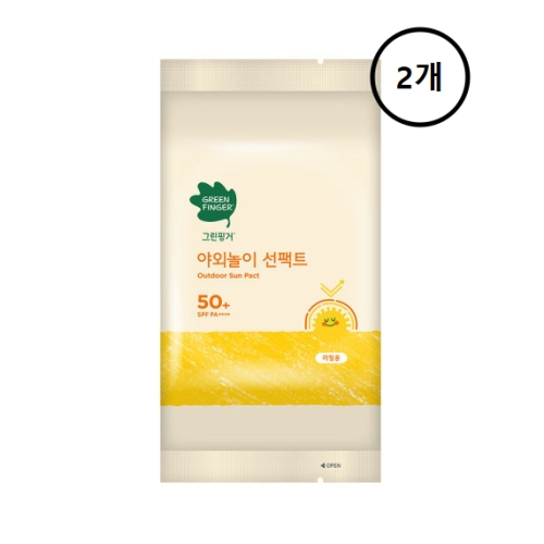 그린핑거 야외놀이 선팩트 16g