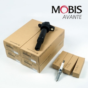 현대모비스  점화플러그 코일 1대분 세트 아반떼MD 1.6 GDI 18846-10060 27301-2B100