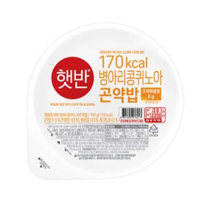 CJ제일제당  햇반 라이스플랜 병아리콩 퀴노아 곤약밥 150g
