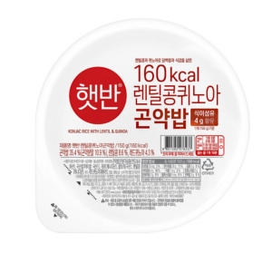 CJ제일제당  햇반 라이스플랜 렌틸콩 퀴노아 곤약밥 150g