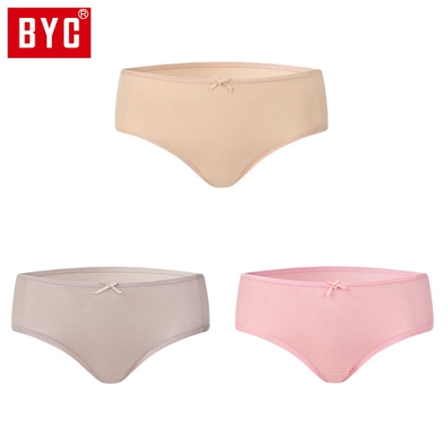 BYC 여성 미디 60수 면스판 삼각팬티_DOLS2020
