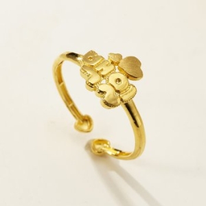 한국금거래소  하트백일 돌팔찌 7.5g