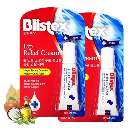 블리스텍스 립릴리프 크림 립밤 6ml