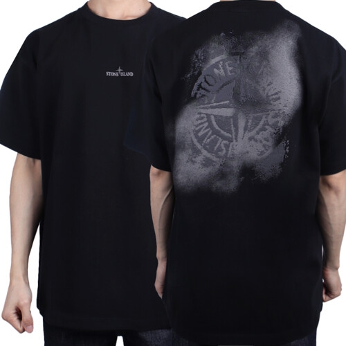 스톤아일랜드 반팔 티셔츠 80152RCE6V0029 BLACK