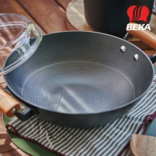 베카  시즈닝 무쇠 양수 궁중팬