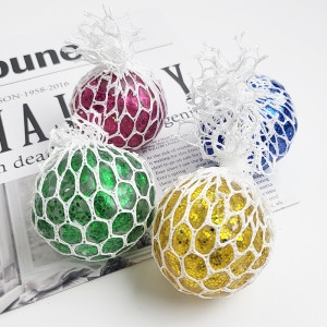 포도송이 말랑이 반짝 펄 주물럭 촉감놀이 개구리알 무지개 팝잇 스트레스 해소