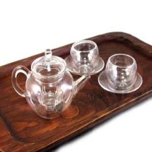 유리 다기세트 2인