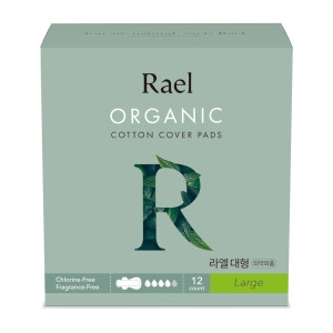 라엘 유기농 순면커버 오버나이트 8개