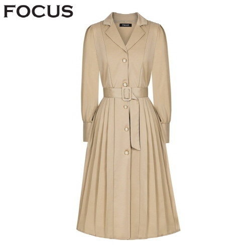 포커스 진주버튼플리츠원피스_VFI3F1OP3101