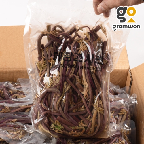 그램원  데친고사리 10KG 데침 삶은 고사리 반찬 대용량 식당 업소용