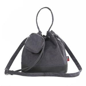 셀러허브 라일리 Rly 편안하고 가벼운 복조리 형태 코듀로이 버킷백 832 S9509838