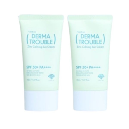 동화약품 후시다인 더마 트러블 징크 카밍 선크림 50ml