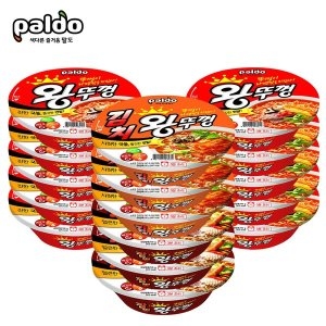 팔도  왕뚜껑10개 + 김치왕뚜껑3개 + 짬뽕왕뚜껑3개