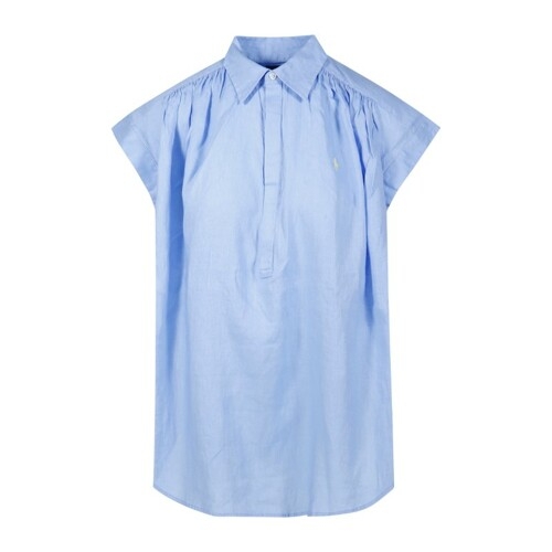 폴로랄프로렌 여성 슬리브 린넨 블라우스 211935131003