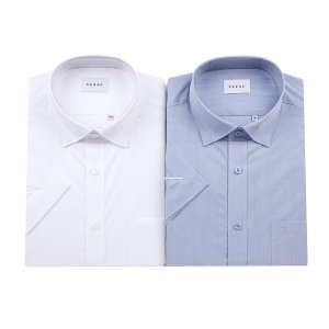 예작 24년 여름반팔면혼방 YJ4MBR205BL 일반핏와이셔츠