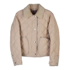 버버리 비아델루쏘 아울렛 여성 코듀로이 칼라 다이아몬드 퀼팅크 8056575 W LANFORD WW