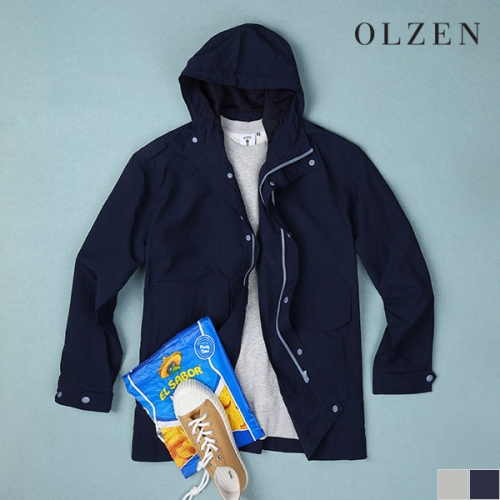 올젠 경량 사파리 후드 자켓_ZMC2FF1901