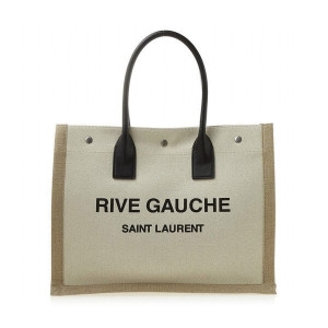 생로랑 내추럴 블랙 리브 고쉬 토트백_617481 FAABR 9054
