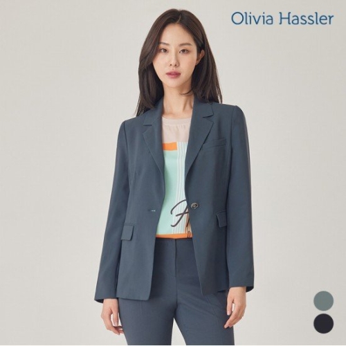 올리비아하슬러 베이직핏숄카라자켓_OHBMJK501