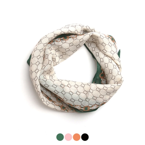 놈 스타일 여성스카프 SOL2442 폰지마름모스카프